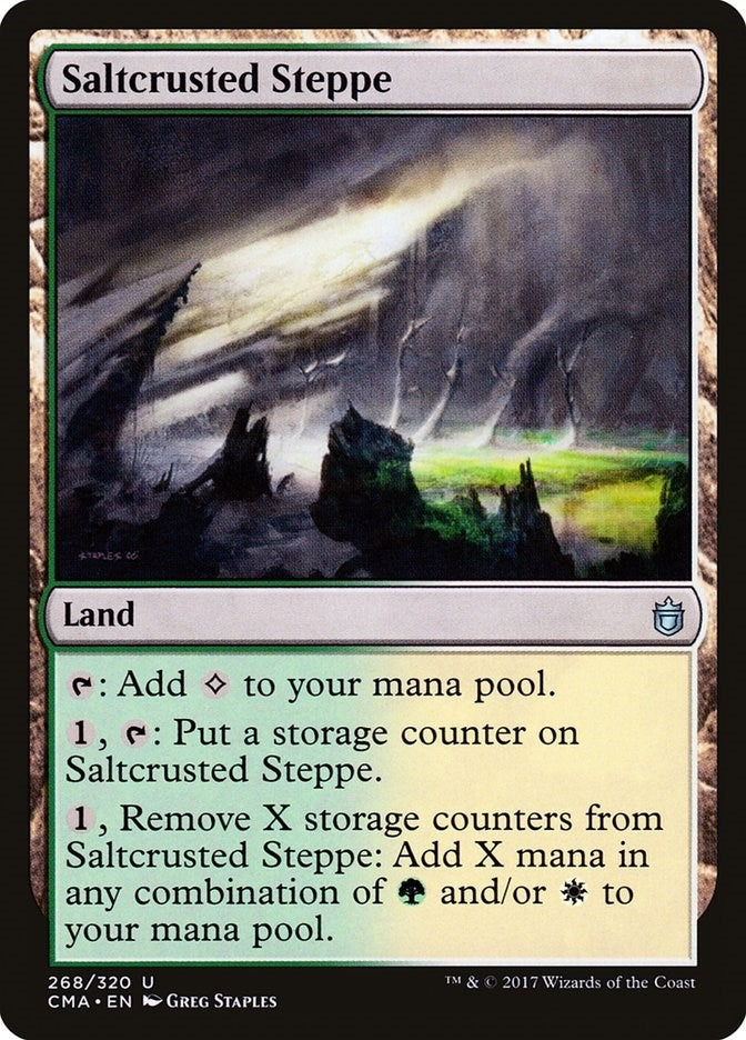 Image for Saltcrusted Steppe (268) (CMA) - Magic: The Gathering