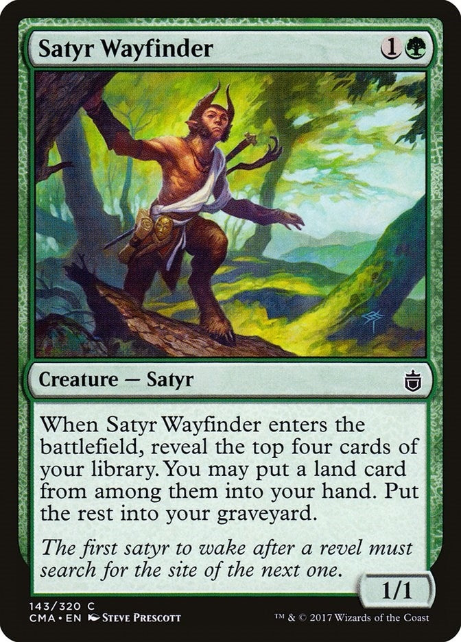 Image for Satyr Wayfinder (143) (CMA) - Magic: The Gathering