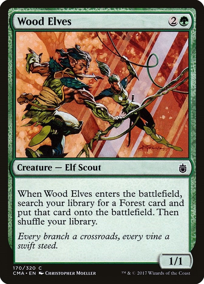 Image for Wood Elves (170) (CMA) - Magic: The Gathering