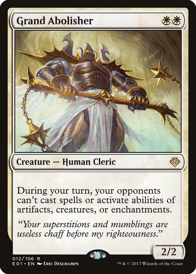 Image for Grand Abolisher (12) (AC2) - Magic: The Gathering