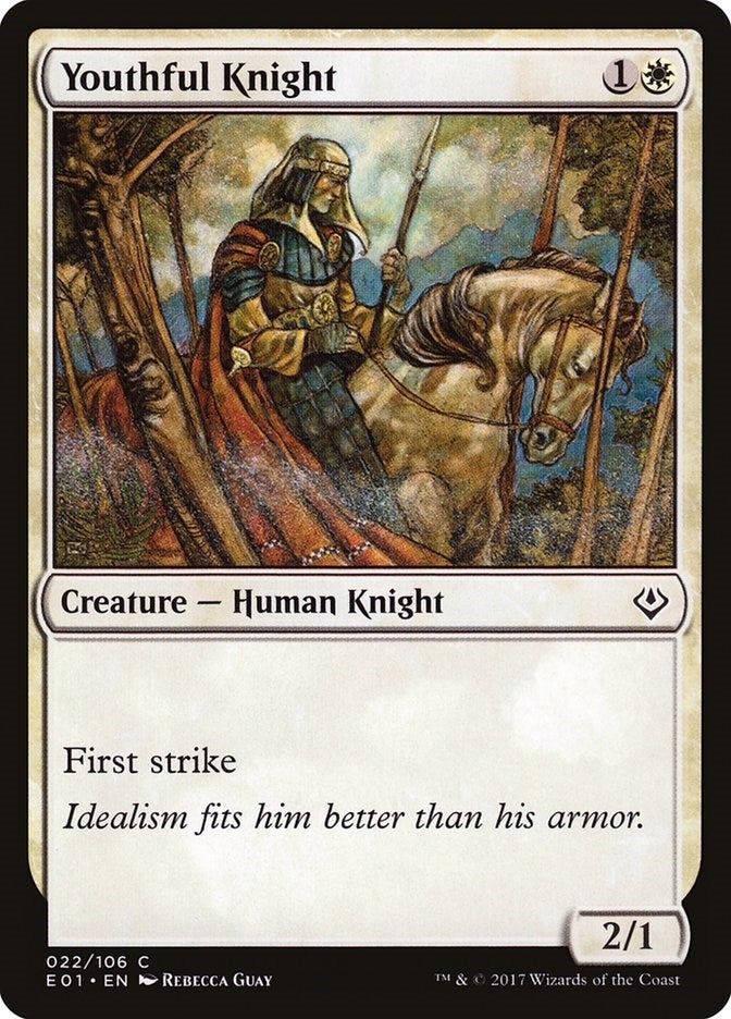 Image for Youthful Knight (22) (AC2) - Magic: The Gathering