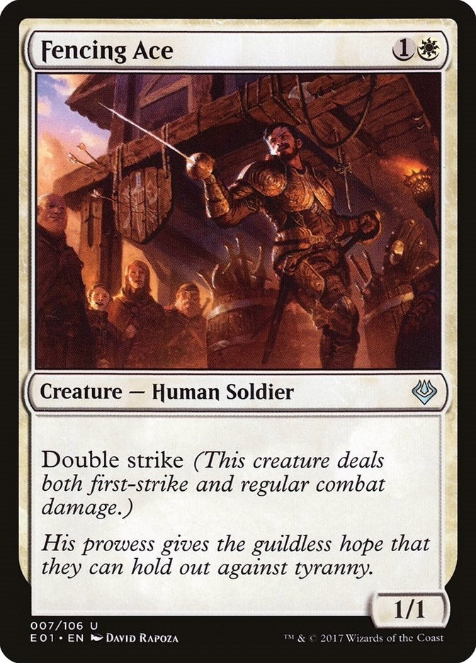 Image for Fencing Ace (7) (AC2) - Magic: The Gathering