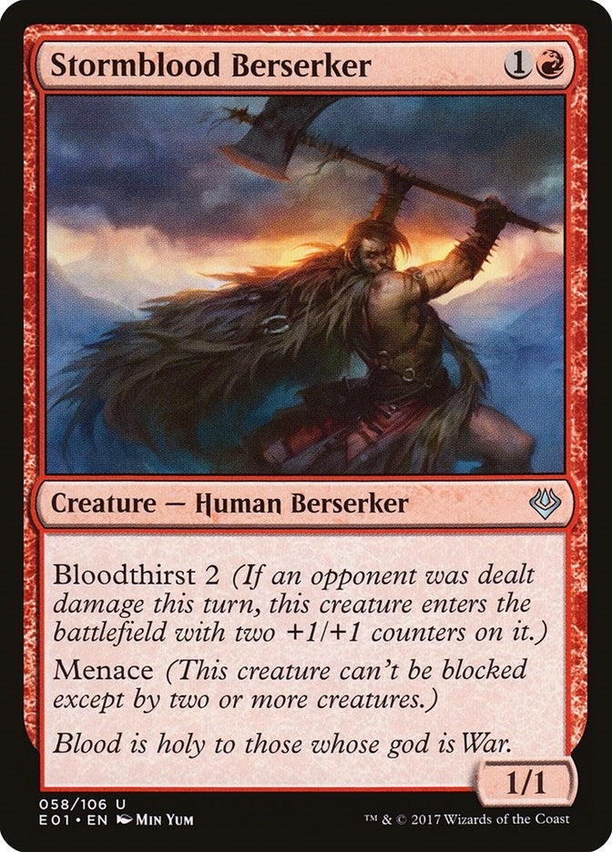Image for Stormblood Berserker (58) (AC2) - Magic: The Gathering