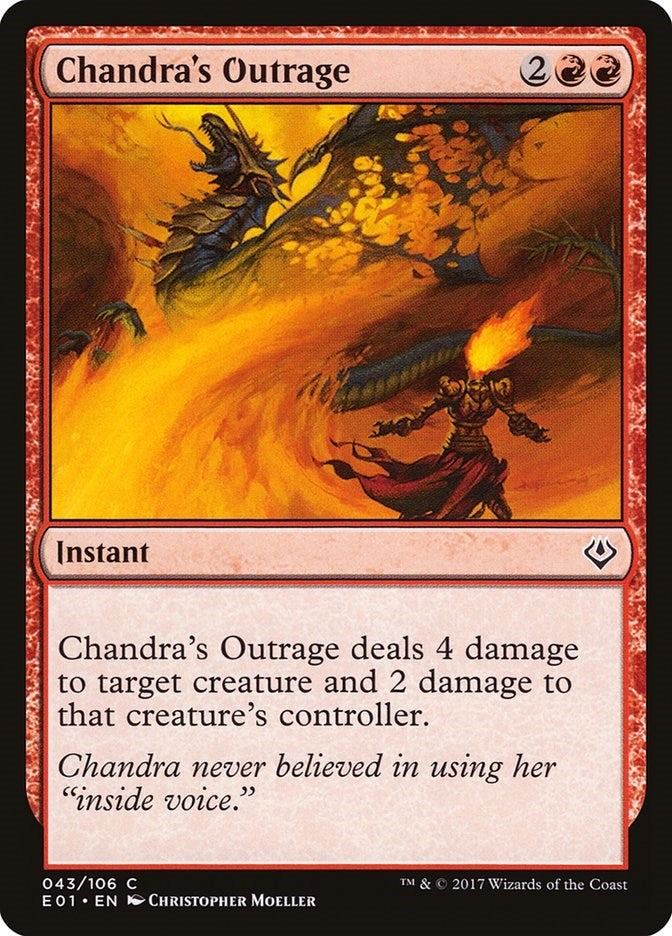 Image for Chandra's Outrage (43) (AC2) - Magic: The Gathering