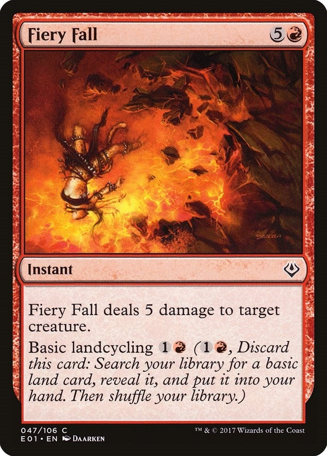 Image for Fiery Fall (47) (AC2) - Magic: The Gathering