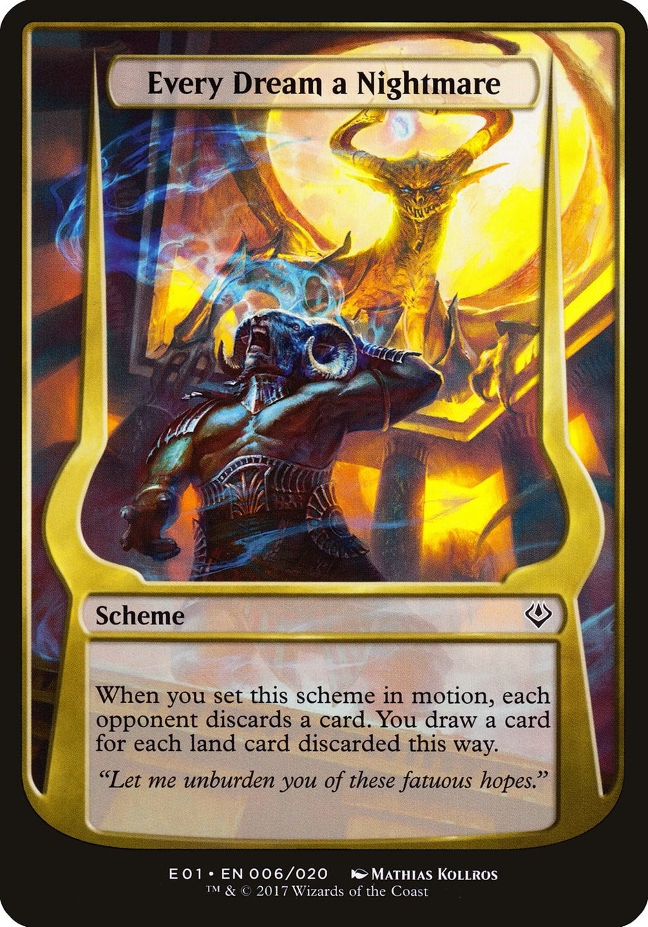 Image for Every Dream a Nightmare (Archenemy: Nicol Bolas) (6) (OVER) - Magic: The Gathering