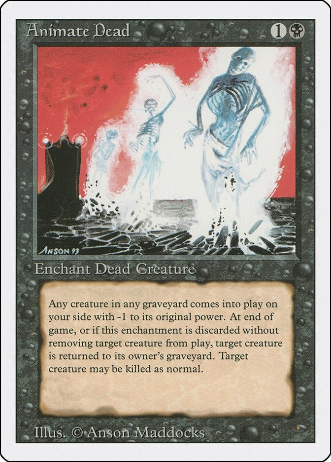 Image for Animate Dead (3ED) - Magic: The Gathering