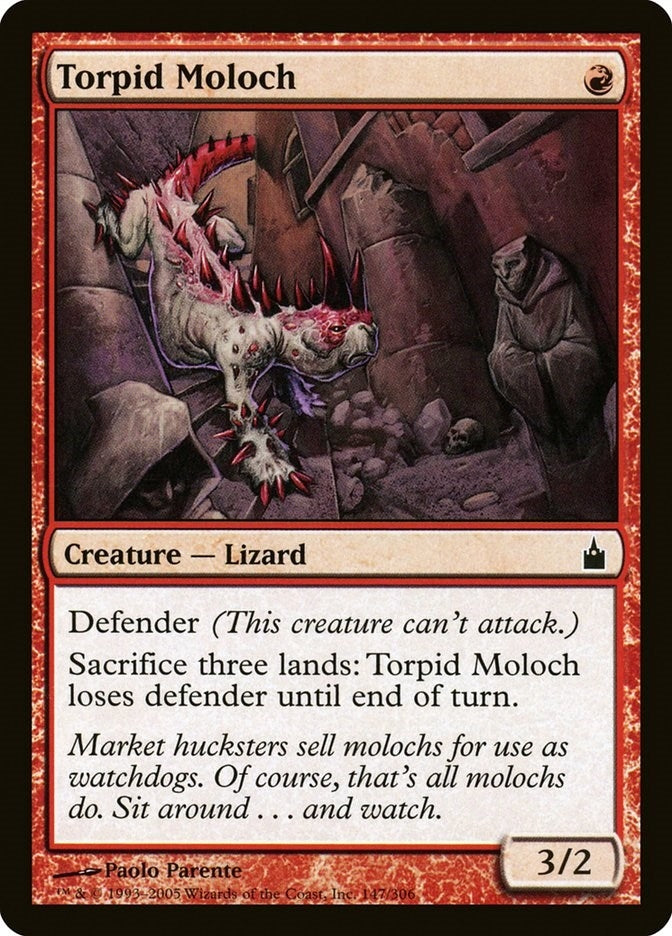 Image for Torpid Moloch (147) (RAV) - Magic: The Gathering