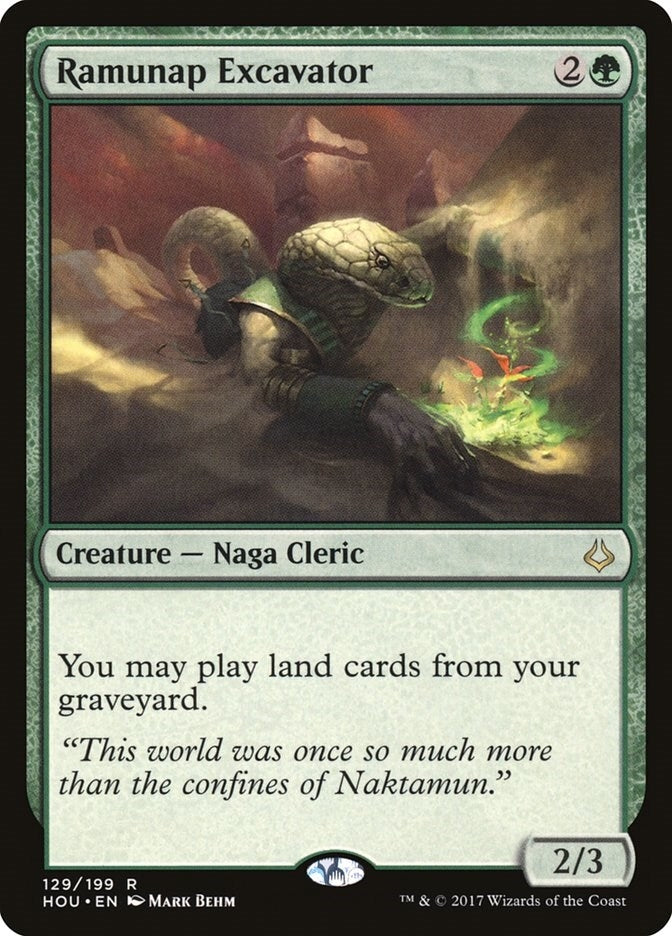 Image for Ramunap Excavator (129) (HOU) - Magic: The Gathering