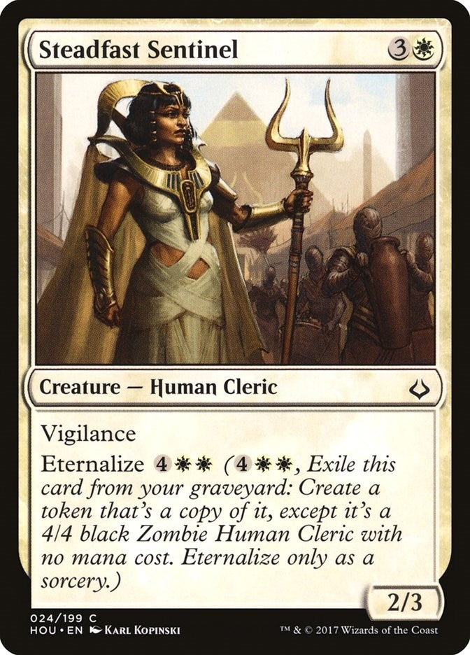Image for Steadfast Sentinel (24) (HOU) - Magic: The Gathering