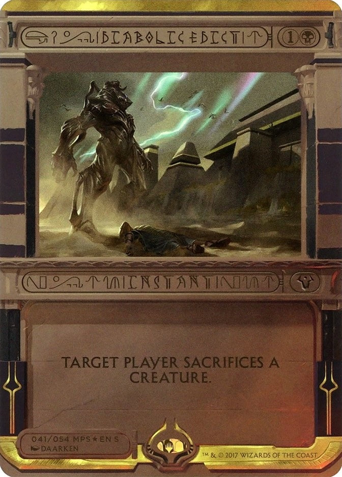 Image for Diabolic Edict (41) (MPS2) - Magic: The Gathering