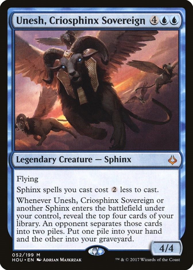 Image for Unesh, Criosphinx Sovereign (52) (HOU) - Magic: The Gathering