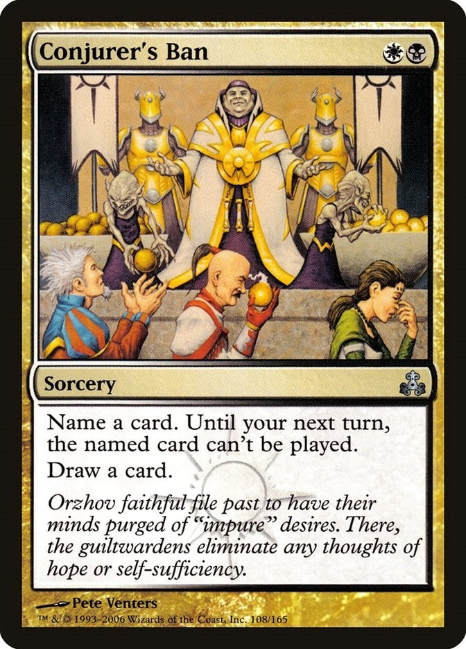 Image for Conjurer's Ban (108) (GPT) - Magic: The Gathering