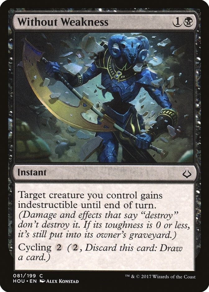 Image for Without Weakness (81) (HOU) - Magic: The Gathering