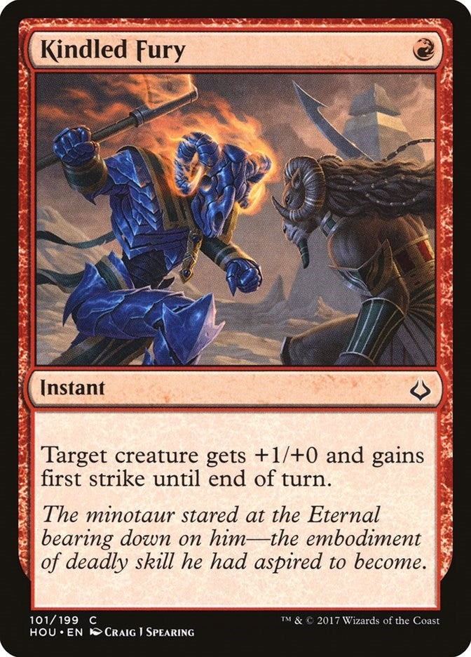 Image for Kindled Fury (101) (HOU) - Magic: The Gathering
