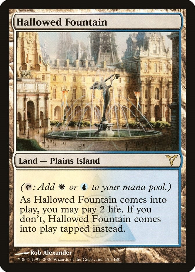 Image for Hallowed Fountain (174) (DIS) - Magic: The Gathering