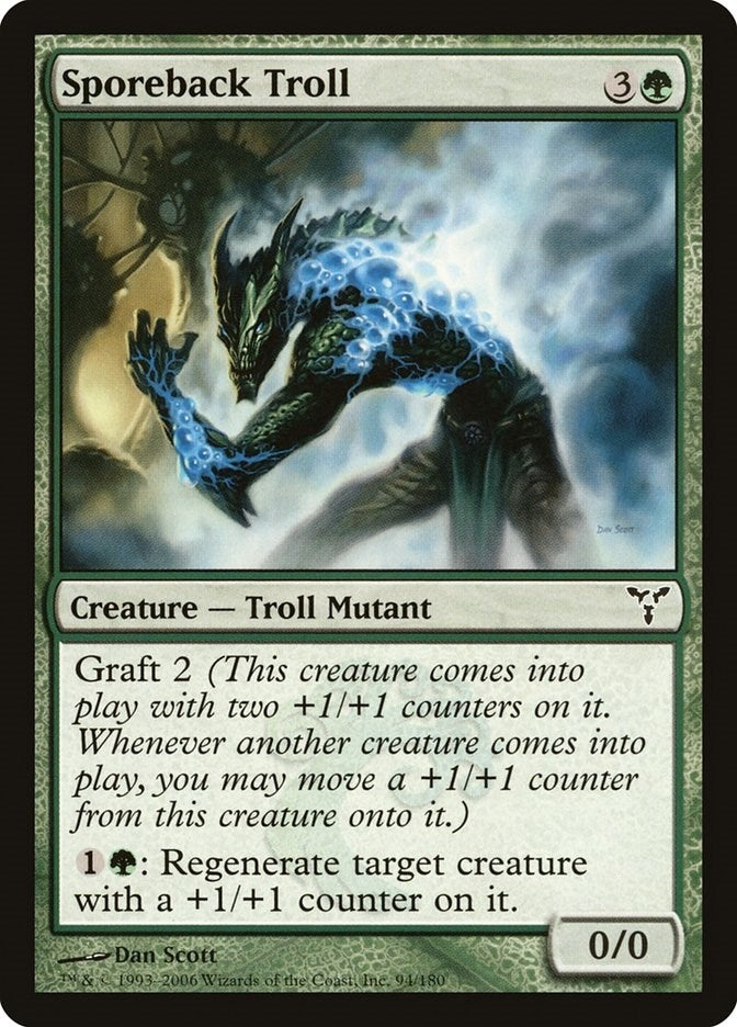 Image for Sporeback Troll (94) (DIS) - Magic: The Gathering