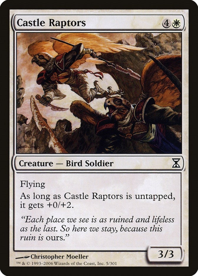 Image for Castle Raptors (5) (TSP) - Magic: The Gathering