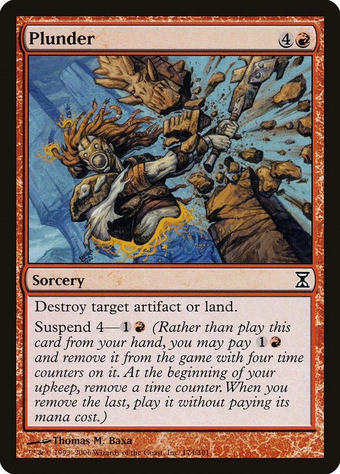 Image for Plunder (174) (TSP) - Magic: The Gathering