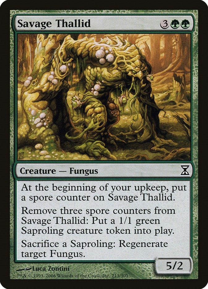 Image for Savage Thallid (213) (TSP) - Magic: The Gathering