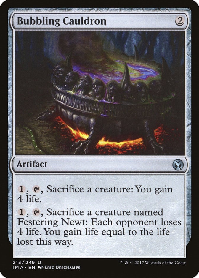 Image for Bubbling Cauldron (213) (IMA) - Magic: The Gathering