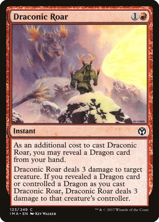 Image for Draconic Roar (123) (IMA) - Magic: The Gathering