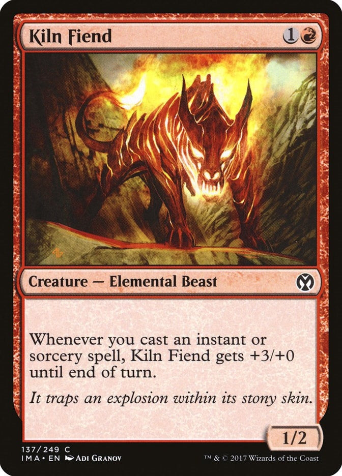 Image for Kiln Fiend (137) (IMA) - Magic: The Gathering