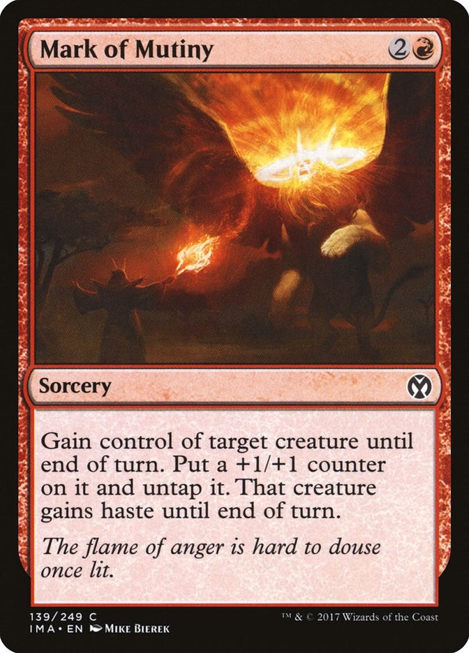 Image for Mark of Mutiny (139) (IMA) - Magic: The Gathering