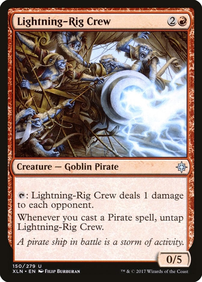 Image for Lightning-Rig Crew (150) (XLN) - Magic: The Gathering