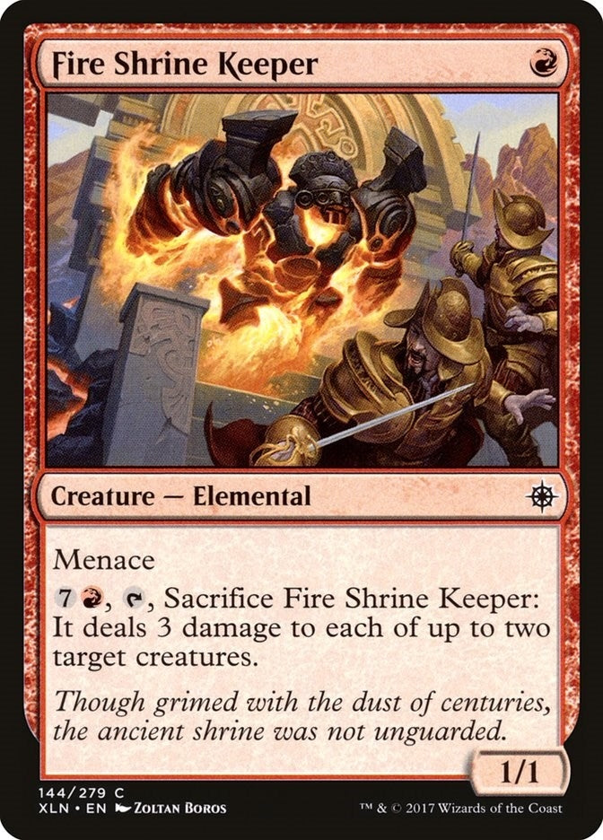 Image for Fire Shrine Keeper (144) (XLN) - Magic: The Gathering
