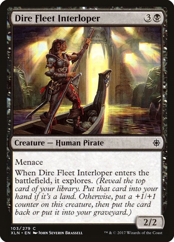 Image for Dire Fleet Interloper (103) (XLN) - Magic: The Gathering