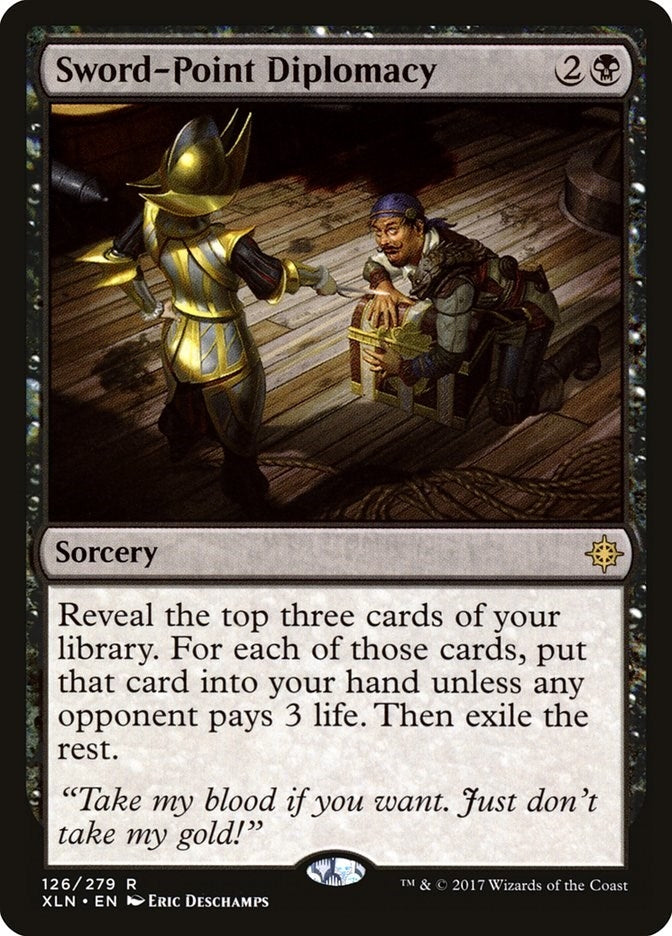 Image for Sword-Point Diplomacy (126) (XLN) - Magic: The Gathering
