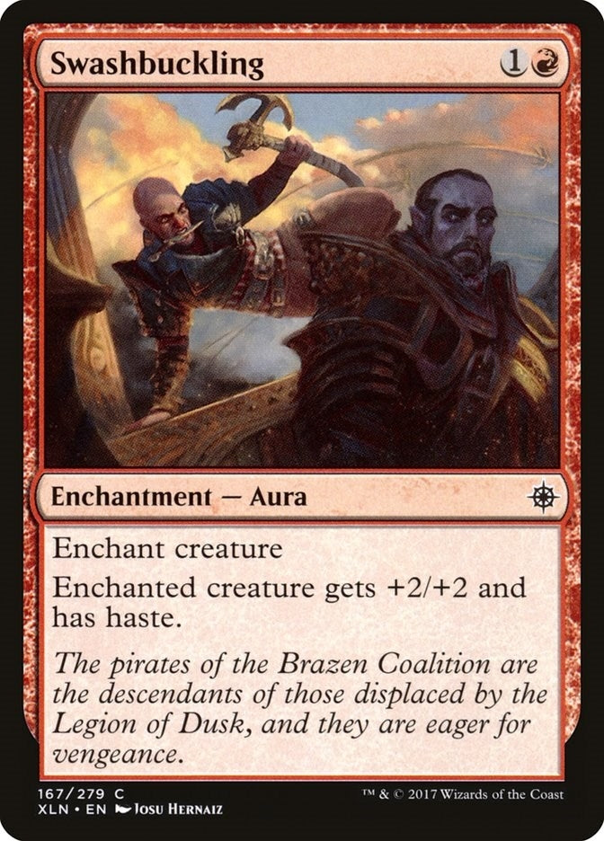 Image for Swashbuckling (167) (XLN) - Magic: The Gathering