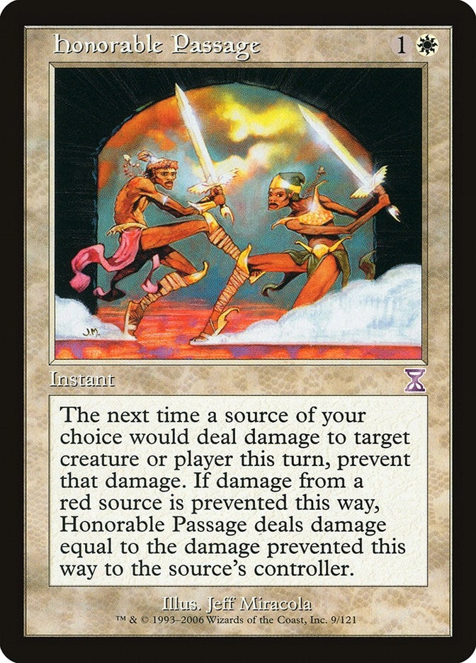 Image for Honorable Passage (9) (TSB) - Magic: The Gathering