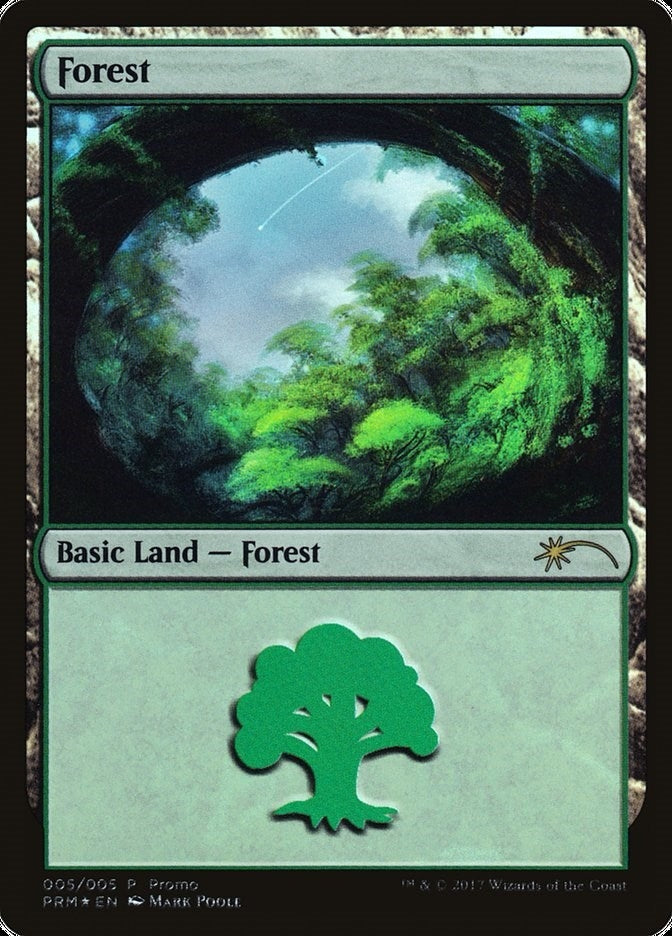 Image for Forest (2017 Gift Pack - Poole) (5) (GBP) - Magic: The Gathering