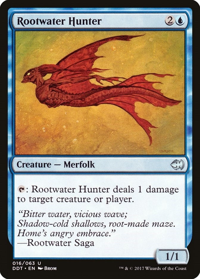 Image for Rootwater Hunter (16) (DDT) - Magic: The Gathering