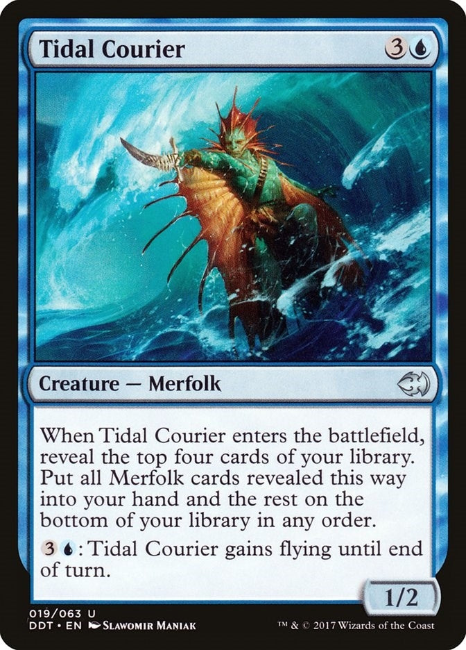 Image for Tidal Courier (19) (DDT) - Magic: The Gathering