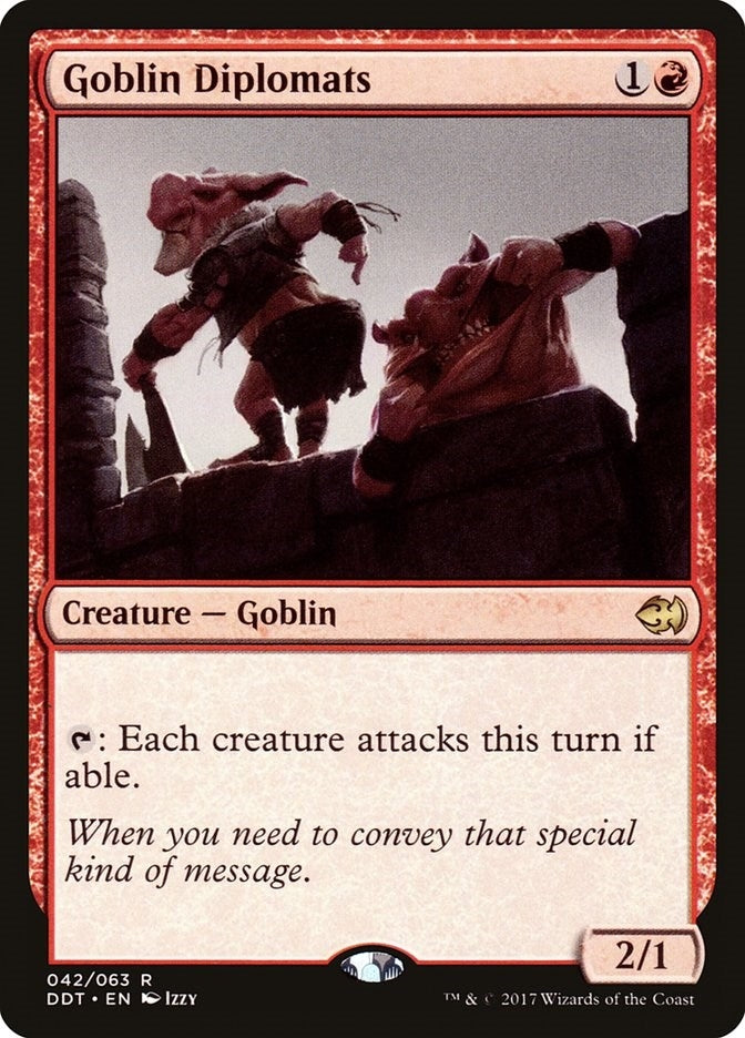 Image for Goblin Diplomats (42) (DDT) - Magic: The Gathering
