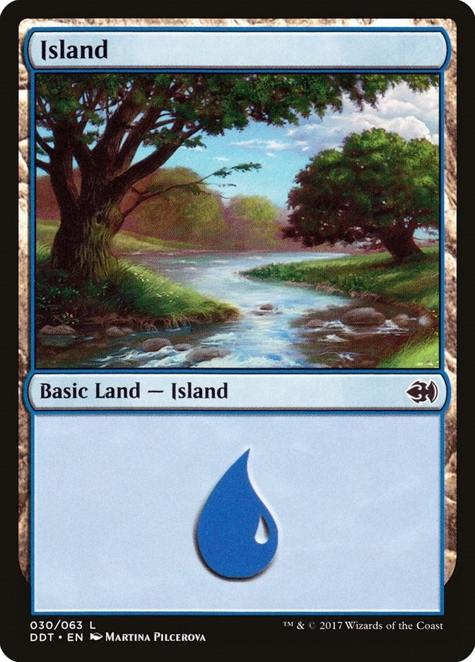 Image for Island (030) (30) (DDT) - Magic: The Gathering