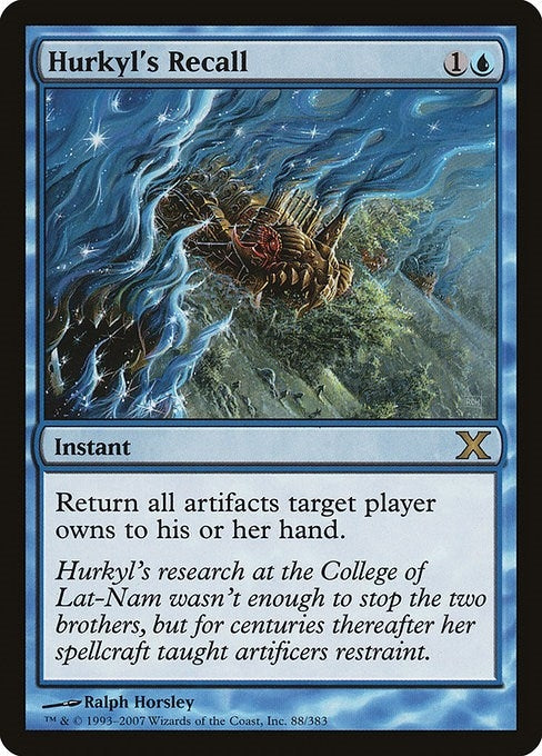 Image for Hurkyl's Recall (88) (10E) - Magic: The Gathering
