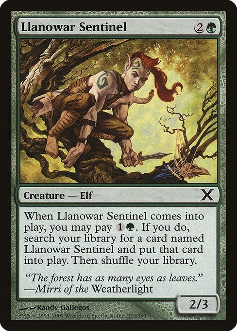 Image for Llanowar Sentinel (275) (10E) - Magic: The Gathering
