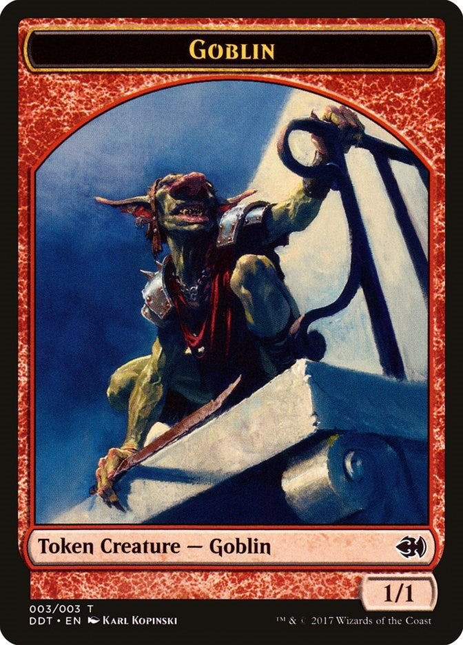 Image for Goblin Token (3) (DDT) - Magic: The Gathering