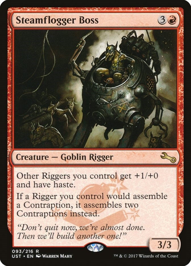 Image for Steamflogger Boss (93) (UST) - Magic: The Gathering