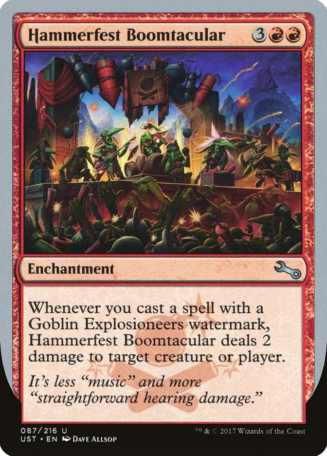 Image for Hammerfest Boomtacular (87) (UST) - Magic: The Gathering