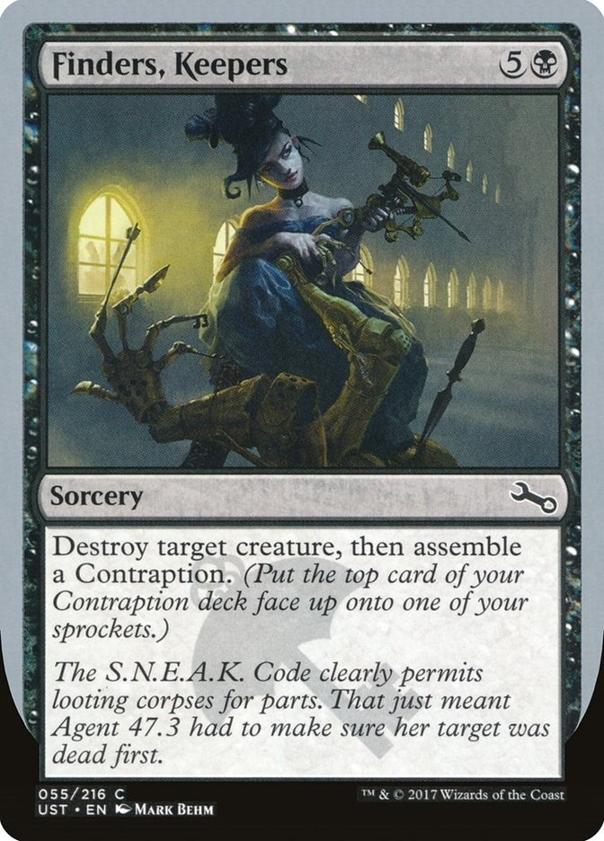 Image for Finders, Keepers (55) (UST) - Magic: The Gathering