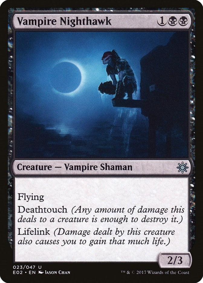 Image for Vampire Nighthawk (23) (E02) - Magic: The Gathering