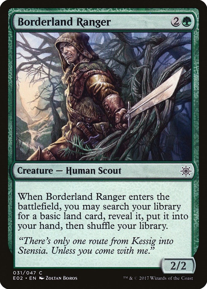Image for Borderland Ranger (31) (E02) - Magic: The Gathering
