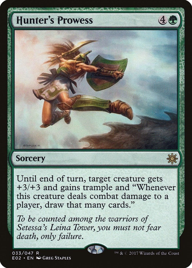 Image for Hunter's Prowess (33) (E02) - Magic: The Gathering