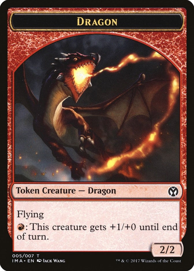 Image for Dragon Token (005) (5) (IMA) - Magic: The Gathering