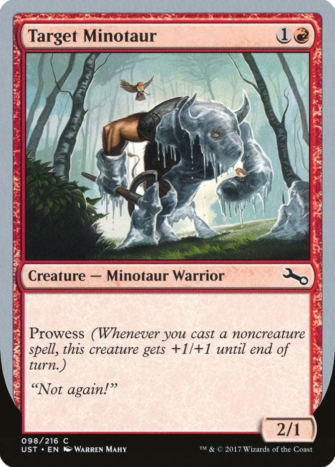 Image for Target Minotaur (A) (98) (UST) - Magic: The Gathering